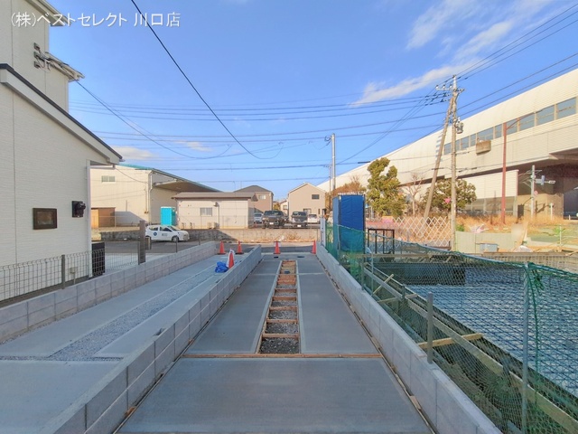 埼玉県川口市大字伊刈の新築戸建て外構写真 2026年1月19日撮影