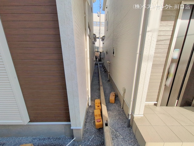 埼玉県川口市大字伊刈の新築戸建て外構写真 2026年1月19日撮影