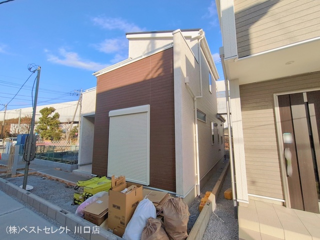 埼玉県川口市大字伊刈の新築戸建て外構写真 2026年1月19日撮影