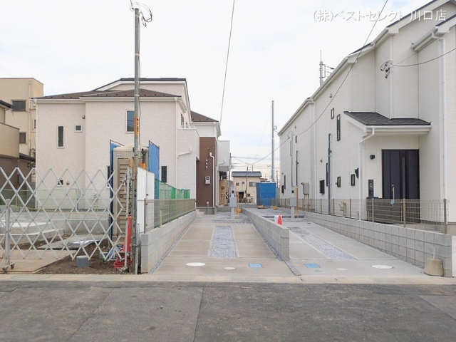 埼玉県川口市大字伊刈の新築戸建て完成写真 2026年2月9日撮影