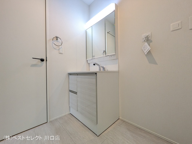 埼玉県川口市大字伊刈の新築戸建て洗面所写真 2026年2月25日撮影