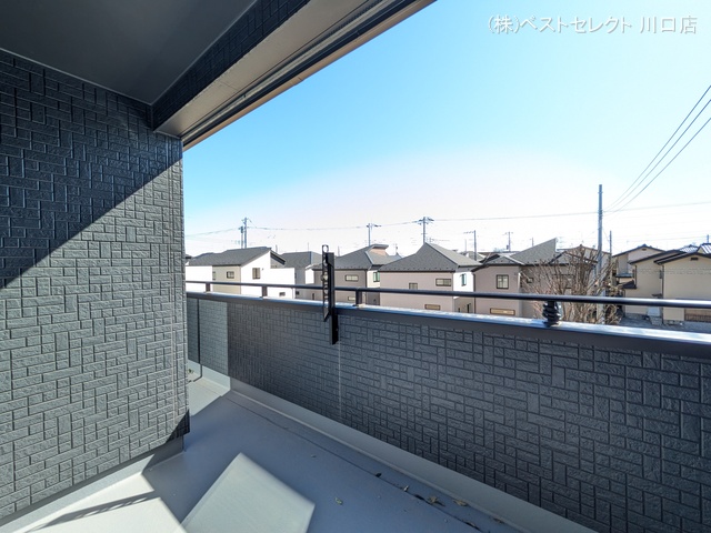 埼玉県川口市大字安行領家の新築戸建てバルコニー写真 2026年2月18日撮影