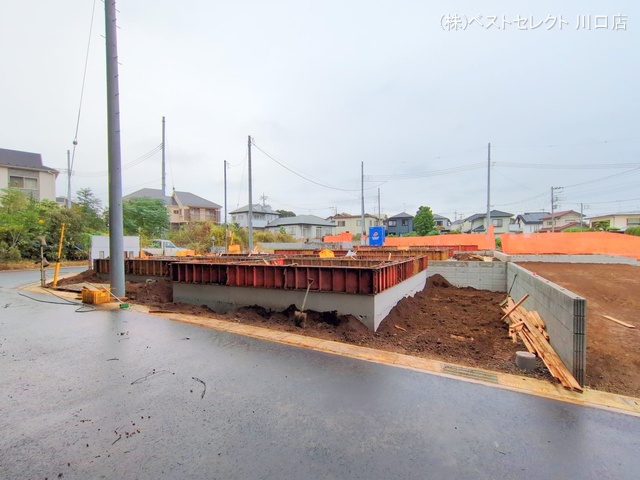 埼玉県川口市大字安行領家の新築戸建て基礎写真 2025年10月19日撮影