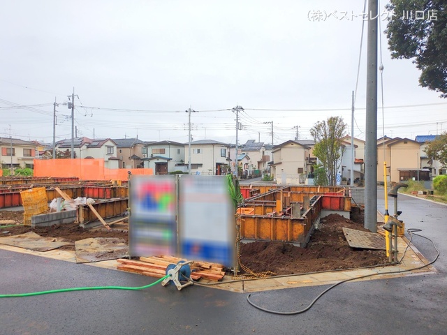 埼玉県川口市大字安行領家の新築戸建て基礎写真 2025年10月19日撮影