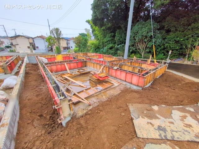 埼玉県川口市大字安行領家の新築戸建て基礎写真 2025年10月19日撮影