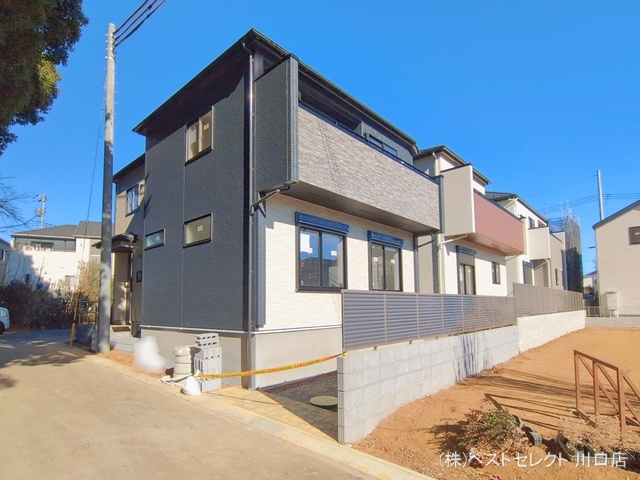 埼玉県川口市大字安行領家の新築戸建て外構写真 2026年1月13日撮影