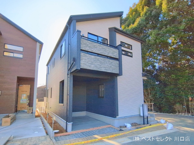埼玉県川口市大字安行領家の新築戸建て外構写真 2026年1月13日撮影