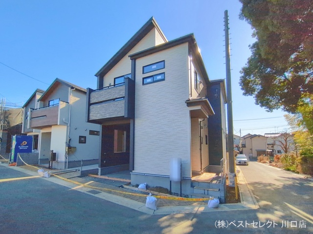 埼玉県川口市大字安行領家の新築戸建て外構写真 2026年1月13日撮影