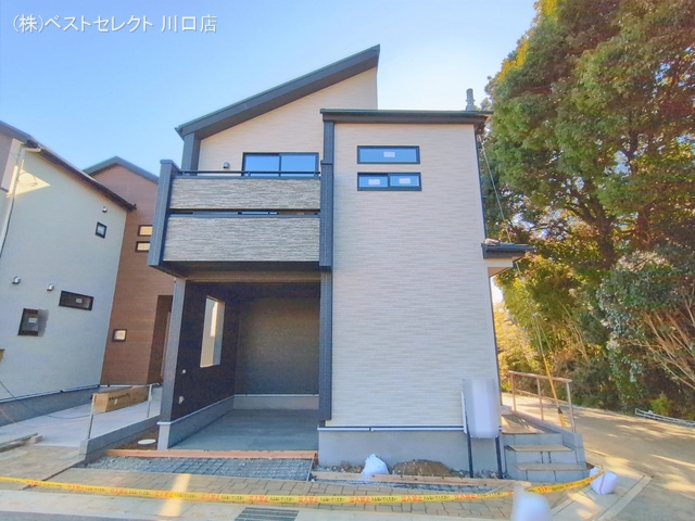 埼玉県川口市大字安行領家の新築戸建て外構写真 2026年1月13日撮影