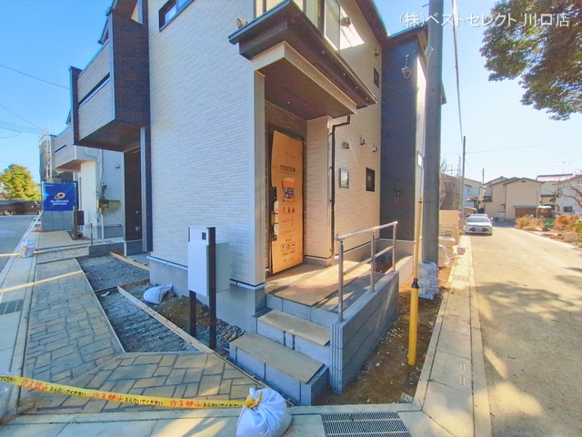 埼玉県川口市大字安行領家の新築戸建て外構写真 2026年1月13日撮影