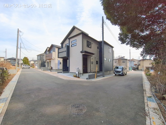 埼玉県川口市大字安行領家の新築戸建て完成写真 2026年2月4日撮影