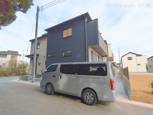 埼玉県川口市大字安行領家の新築戸建て完成写真 2026年2月4日撮影