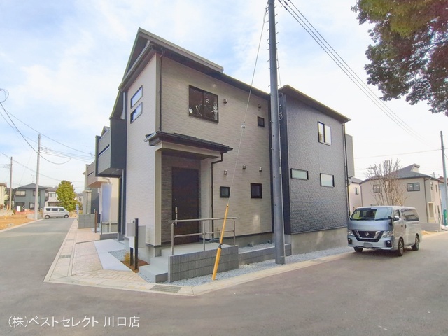 埼玉県川口市大字安行領家の新築戸建て完成写真 2026年2月4日撮影