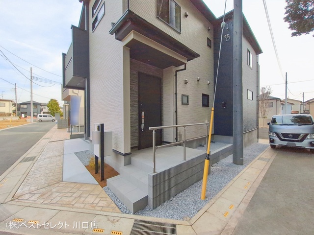 埼玉県川口市大字安行領家の新築戸建て完成写真 2026年2月4日撮影