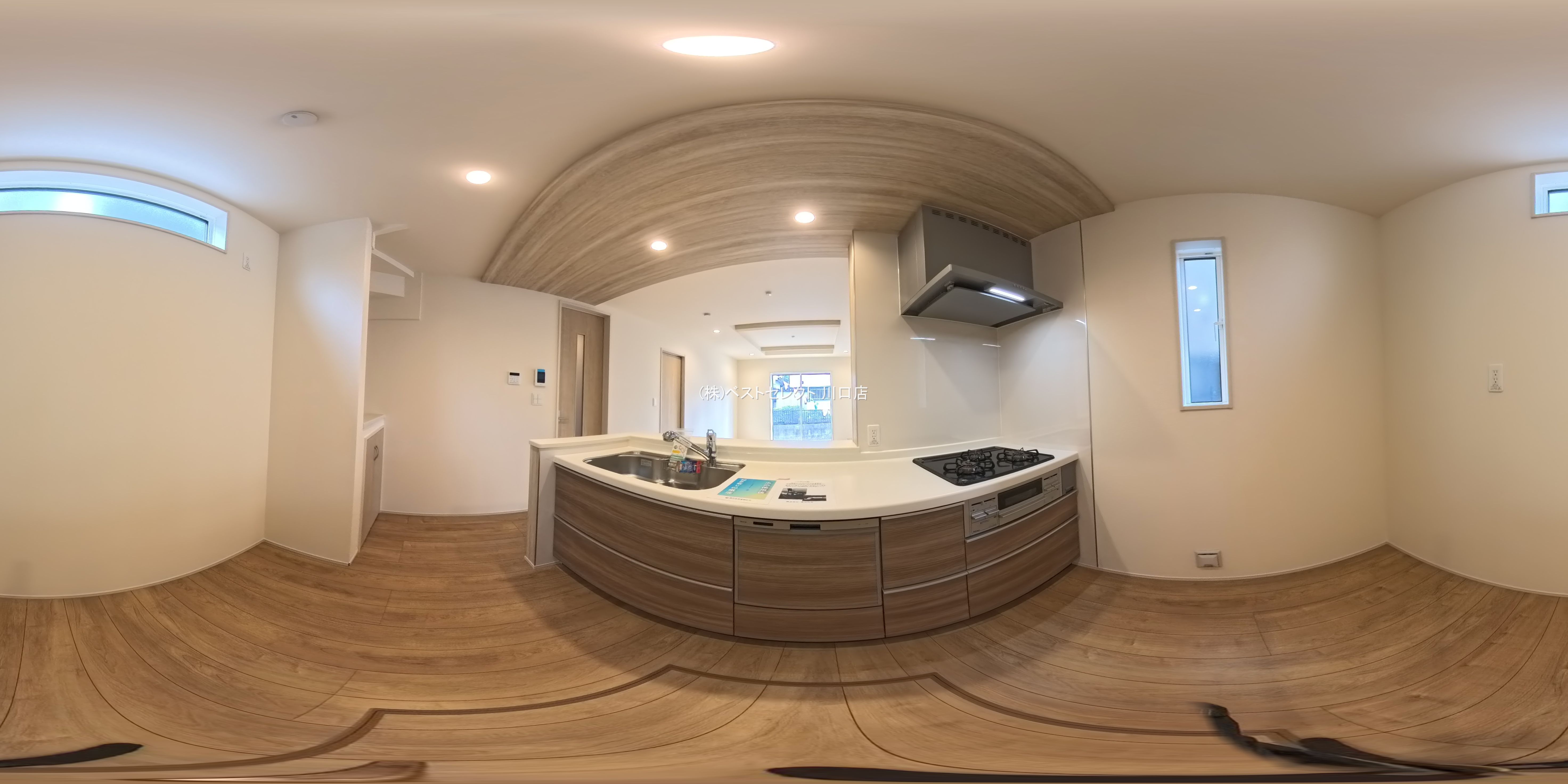 埼玉県川口市大字安行領家の新築戸建てパノラマ（キッチン）写真 2026年3月26日撮影