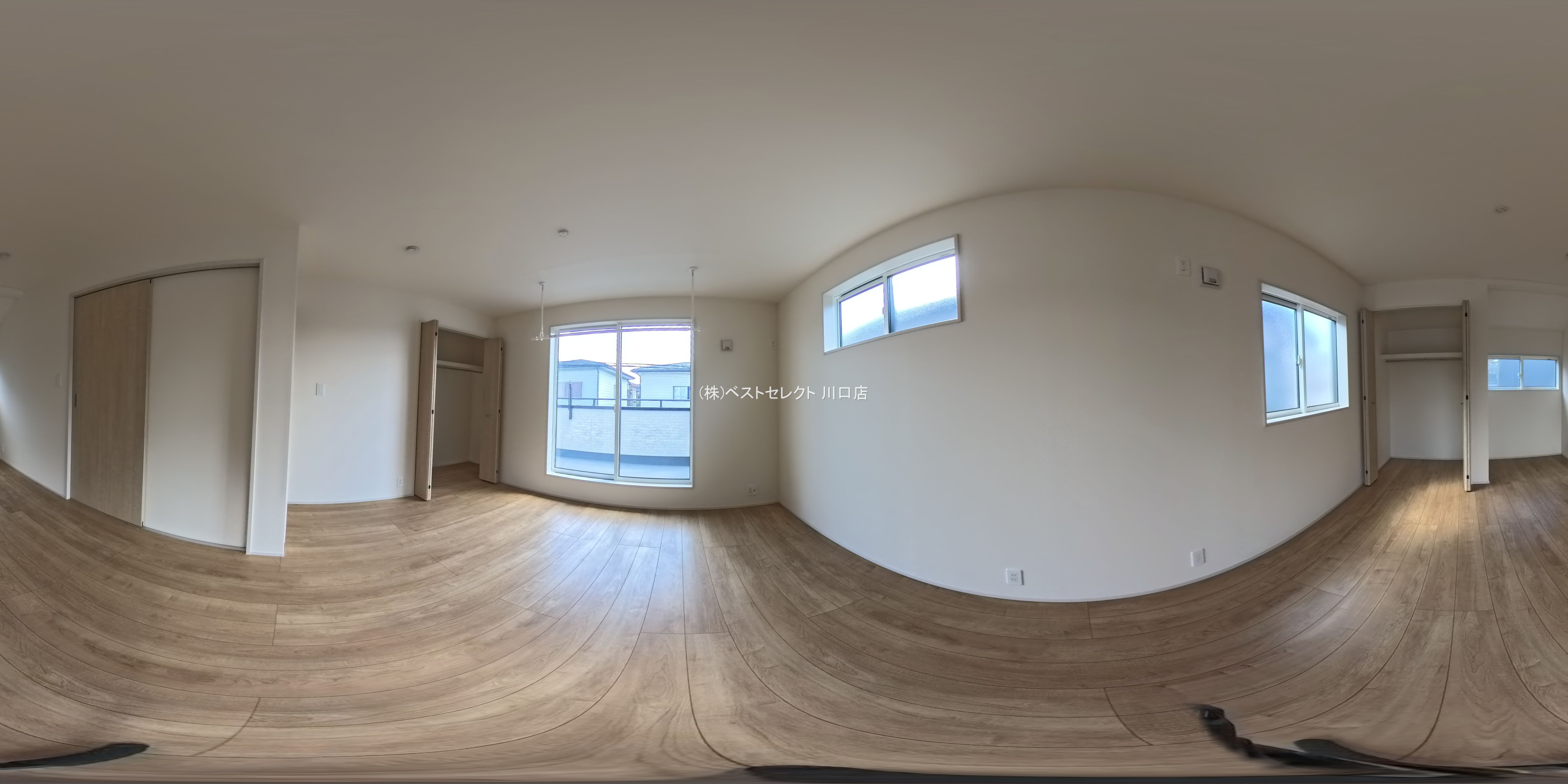 埼玉県川口市大字安行領家の新築戸建てパノラマ（居室メイン）写真 2026年3月26日撮影