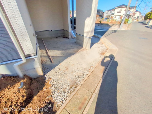 埼玉県川口市大字安行領家の新築戸建て外構写真 2025年12月21日撮影