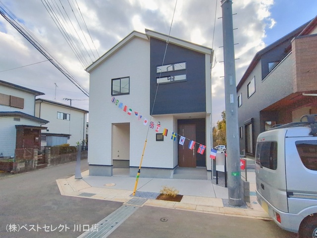 埼玉県川口市大字安行領家の新築戸建て完成写真 2026年2月11日撮影