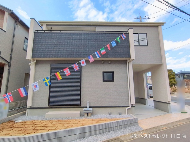 埼玉県川口市大字安行領家の新築戸建て完成写真 2026年2月11日撮影