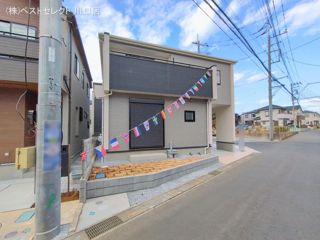 埼玉県川口市大字安行領家の新築戸建て完成写真 2026年2月11日撮影