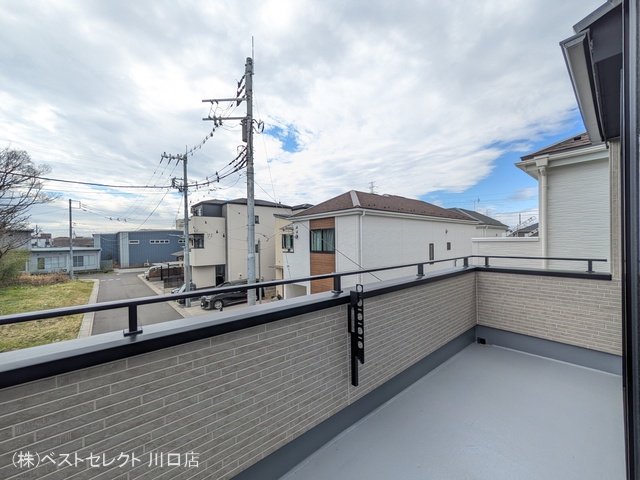 埼玉県川口市大字伊刈の新築戸建てバルコニー写真 2026年3月18日撮影