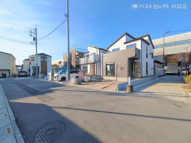 埼玉県川口市大字伊刈の新築戸建て外構写真 2026年2月3日撮影