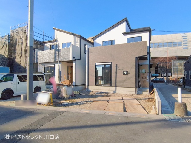 埼玉県川口市大字伊刈の新築戸建て外構写真 2026年2月3日撮影