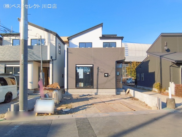 埼玉県川口市大字伊刈の新築戸建て外構写真 2026年2月3日撮影