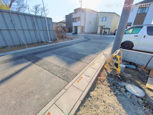 埼玉県川口市大字伊刈の新築戸建て外構写真 2026年2月3日撮影