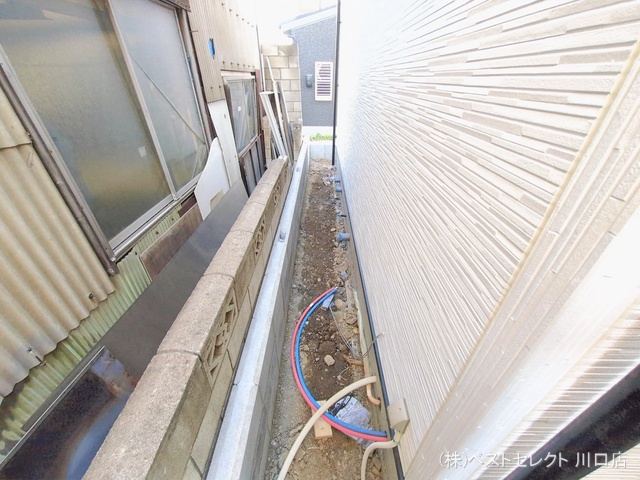 埼玉県川口市大字伊刈の新築戸建て外構写真 2026年2月3日撮影