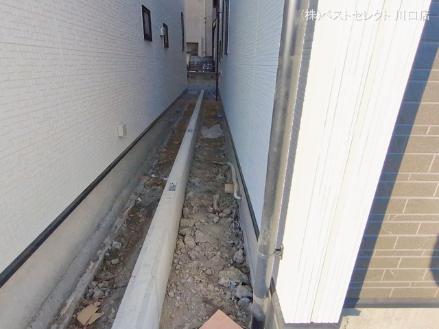 埼玉県川口市大字伊刈の新築戸建て外構写真 2026年2月3日撮影