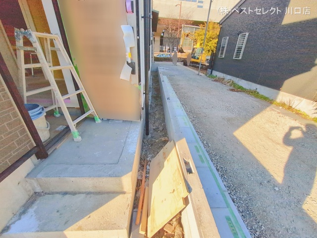 埼玉県川口市大字伊刈の新築戸建て外構写真 2026年2月3日撮影