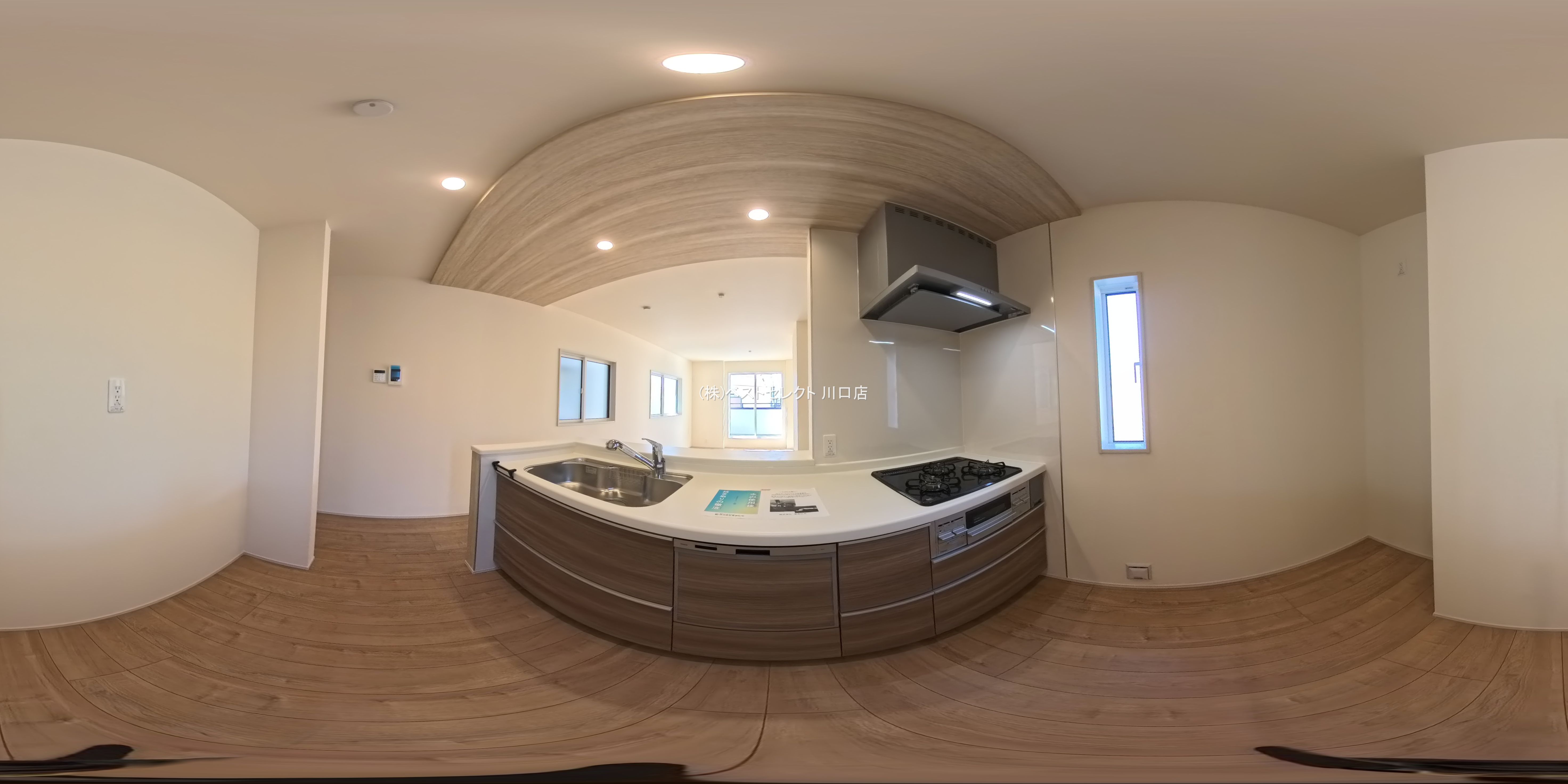 埼玉県川口市弥平１丁目の新築戸建てパノラマ（キッチン）写真 2026年3月4日撮影