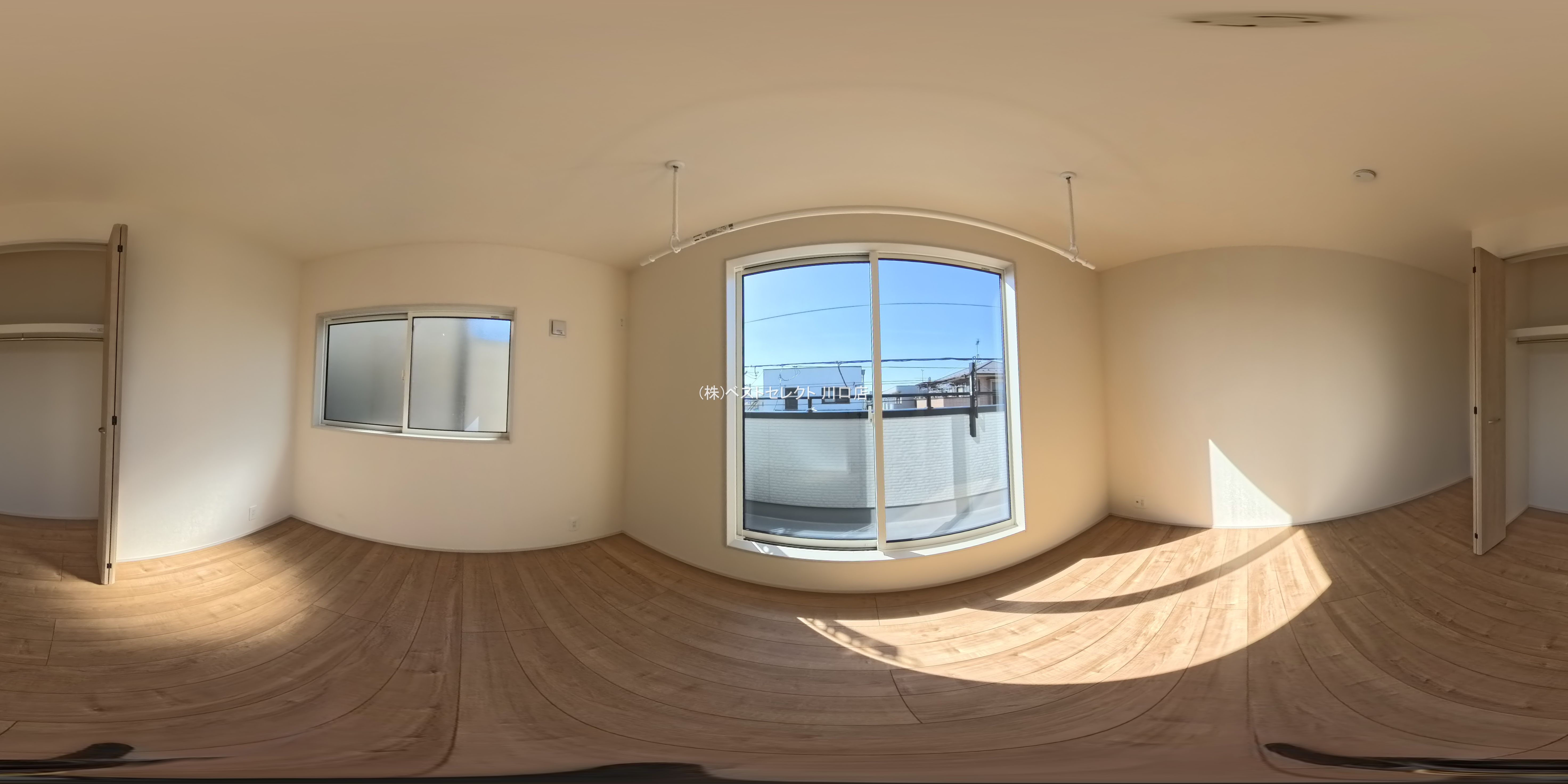 埼玉県川口市弥平１丁目の新築戸建てパノラマ（居室メイン）写真 2026年3月4日撮影