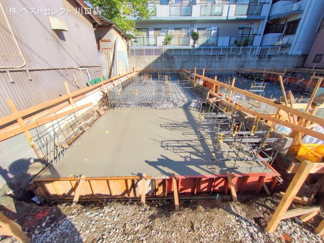 埼玉県川口市弥平１丁目の新築戸建て基礎写真 2025年11月9日撮影