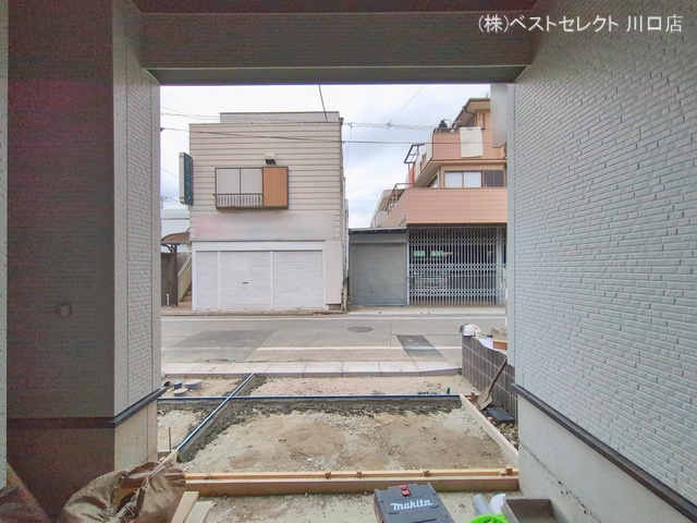 埼玉県川口市弥平１丁目の新築戸建て外構写真 2026年1月27日撮影