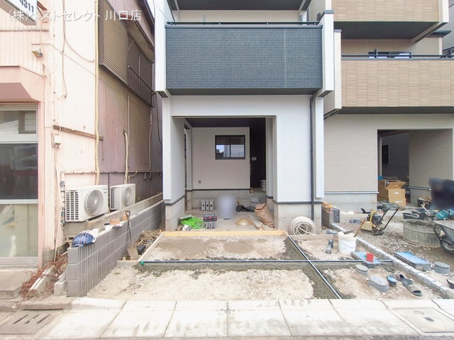 埼玉県川口市弥平１丁目の新築戸建て外構写真 2026年1月27日撮影