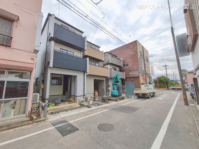 埼玉県川口市弥平１丁目の新築戸建て外構写真 2026年1月27日撮影