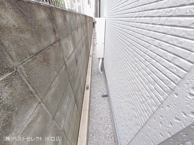 埼玉県川口市弥平１丁目の新築戸建て外構写真 2026年1月27日撮影