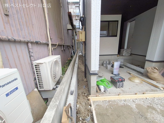 埼玉県川口市弥平１丁目の新築戸建て外構写真 2026年1月27日撮影