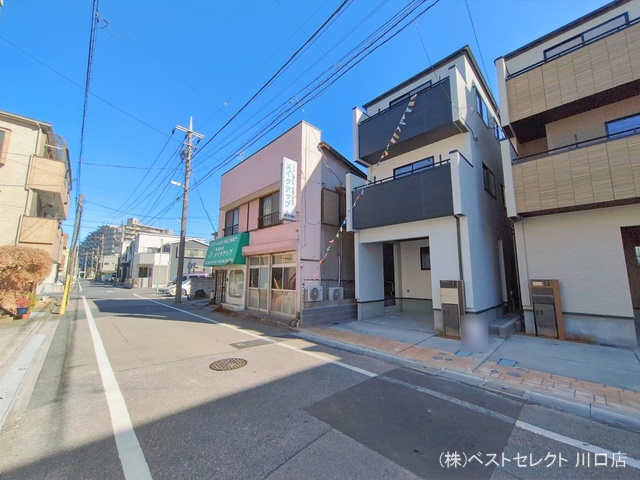 埼玉県川口市弥平１丁目の新築戸建て完成写真 2026年2月18日撮影