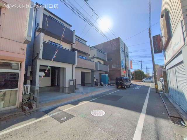 埼玉県川口市弥平１丁目の新築戸建て完成写真 2026年2月18日撮影