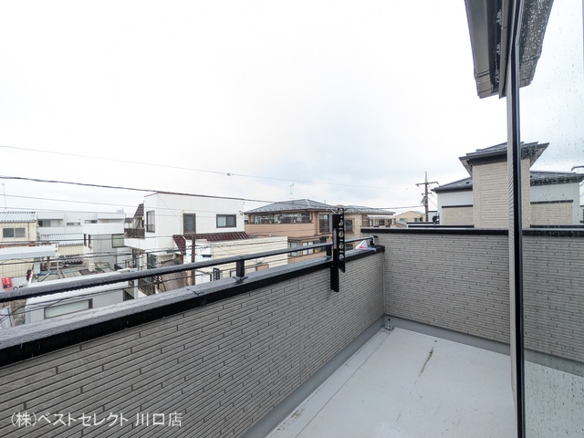 埼玉県川口市弥平1丁目の新築戸建てバルコニー写真 2026年3月25日撮影