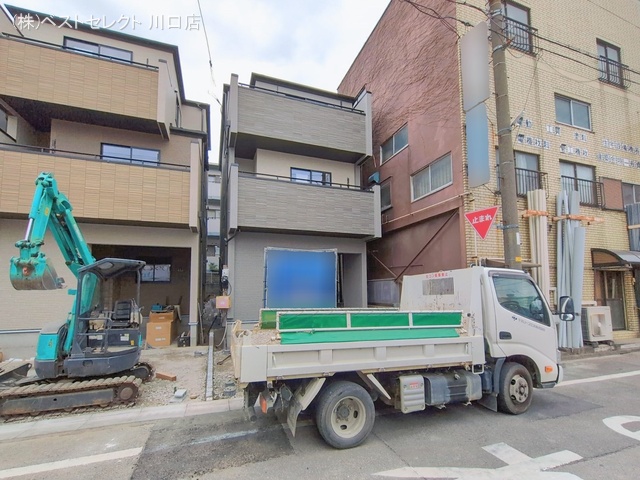 埼玉県川口市弥平1丁目の新築戸建て外構写真 2026年1月27日撮影