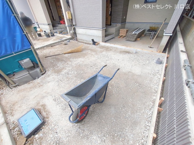 埼玉県川口市弥平1丁目の新築戸建て外構写真 2026年1月27日撮影