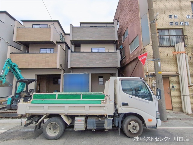 埼玉県川口市弥平1丁目の新築戸建て外構写真 2026年1月27日撮影