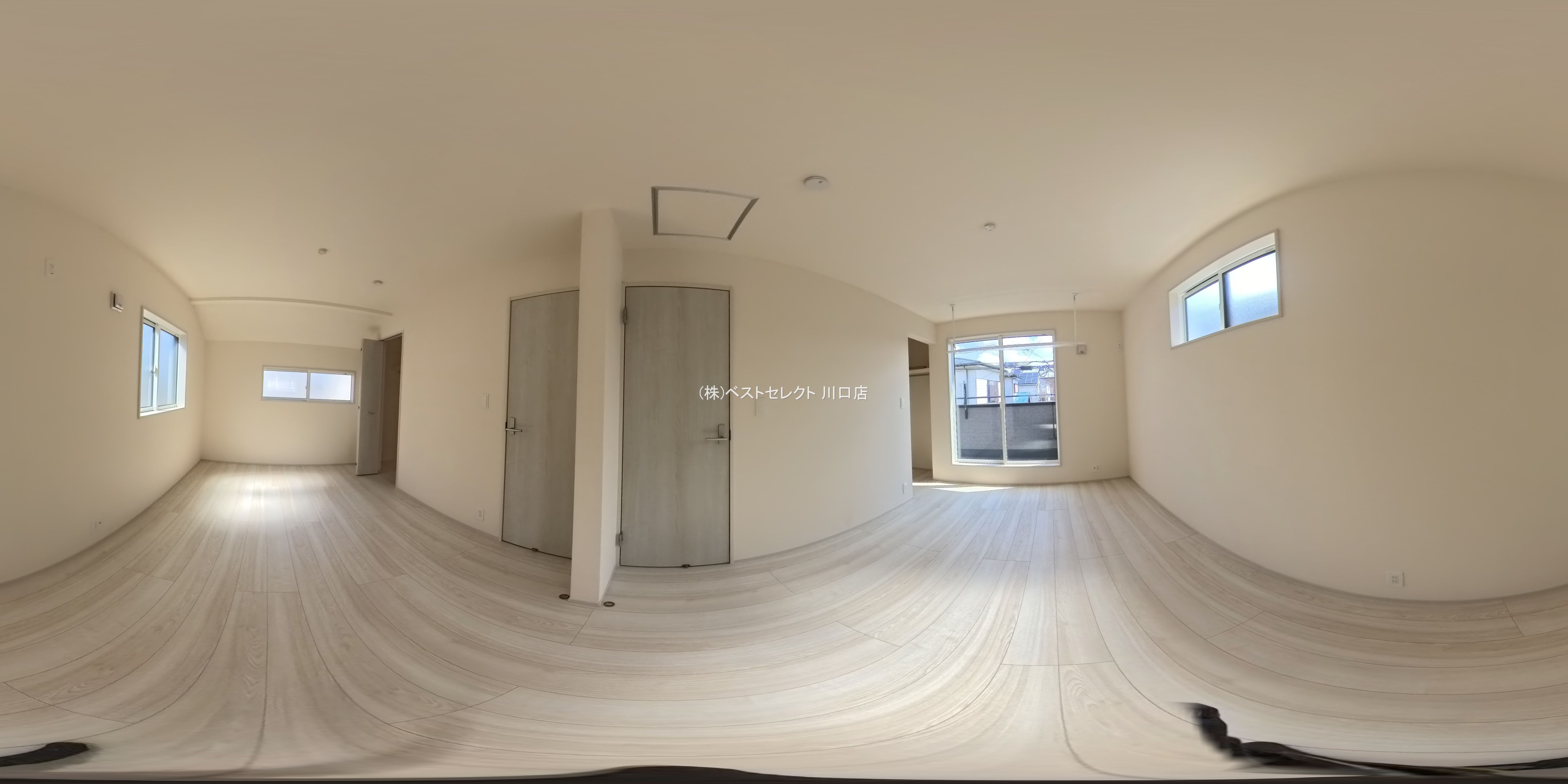 埼玉県川口市大字安行領家の新築戸建てパノラマ（居室メイン）写真 2026年3月26日撮影