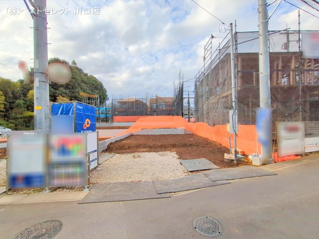 埼玉県川口市大字安行領家の新築戸建て更地・土地写真 2025年11月10日撮影