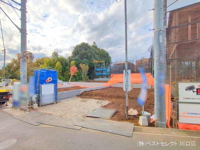 埼玉県川口市大字安行領家の新築戸建て更地・土地写真 2025年11月10日撮影