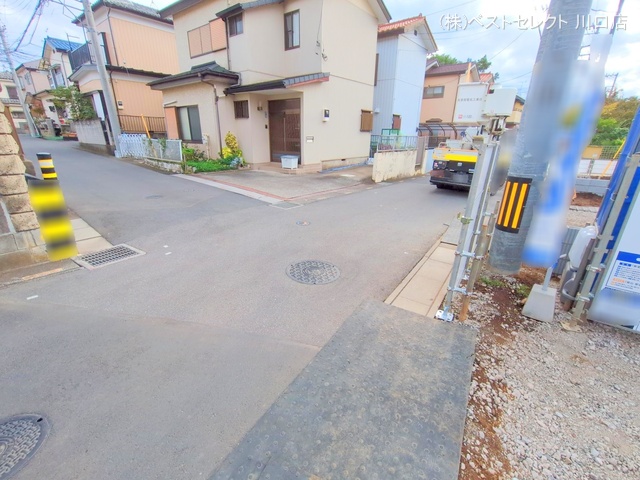 埼玉県川口市大字安行領家の新築戸建て更地・土地写真 2025年11月10日撮影